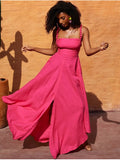 Bow Hem Swing Maxi Dress