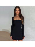Pure Charm Long Sleeve Classic Dress